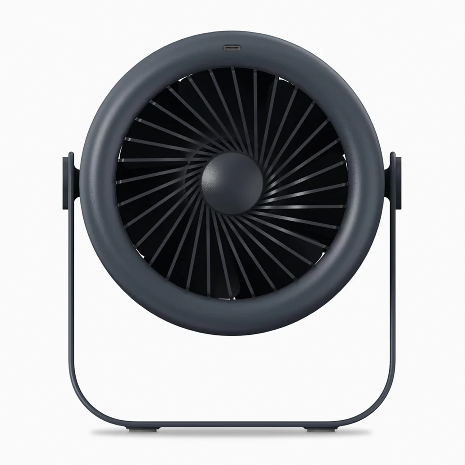 Adjustable Tilt Rechargeable Circulation Desktop Fan, Sleek Digital Display Table Air Cooler For Indoor Spaces